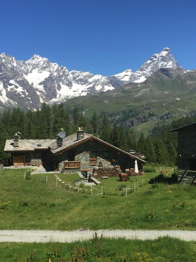 Chalet Gorret Cheneil Valtournenche Exteriér fotografie